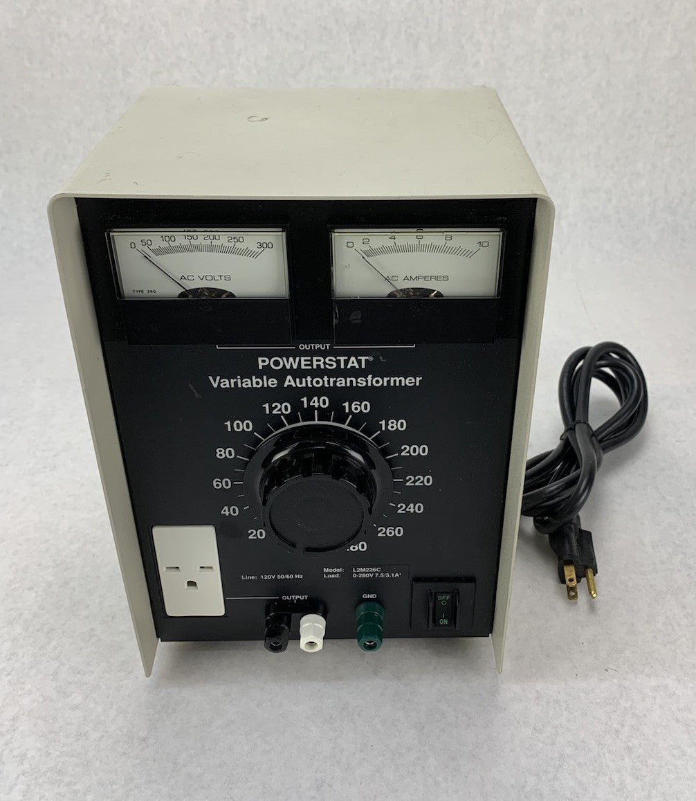 Warner Electric L2M226C Powerstat Variable Autotransformer - Tested1