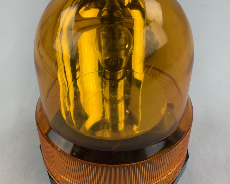 Grip 37280 Amber Economy Revolving Light Coiled Cord Plug Tested