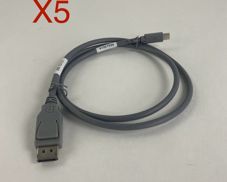 DsplayPort E101344 VW-1 Space Shuttle-C 3' Cable Lot of 5