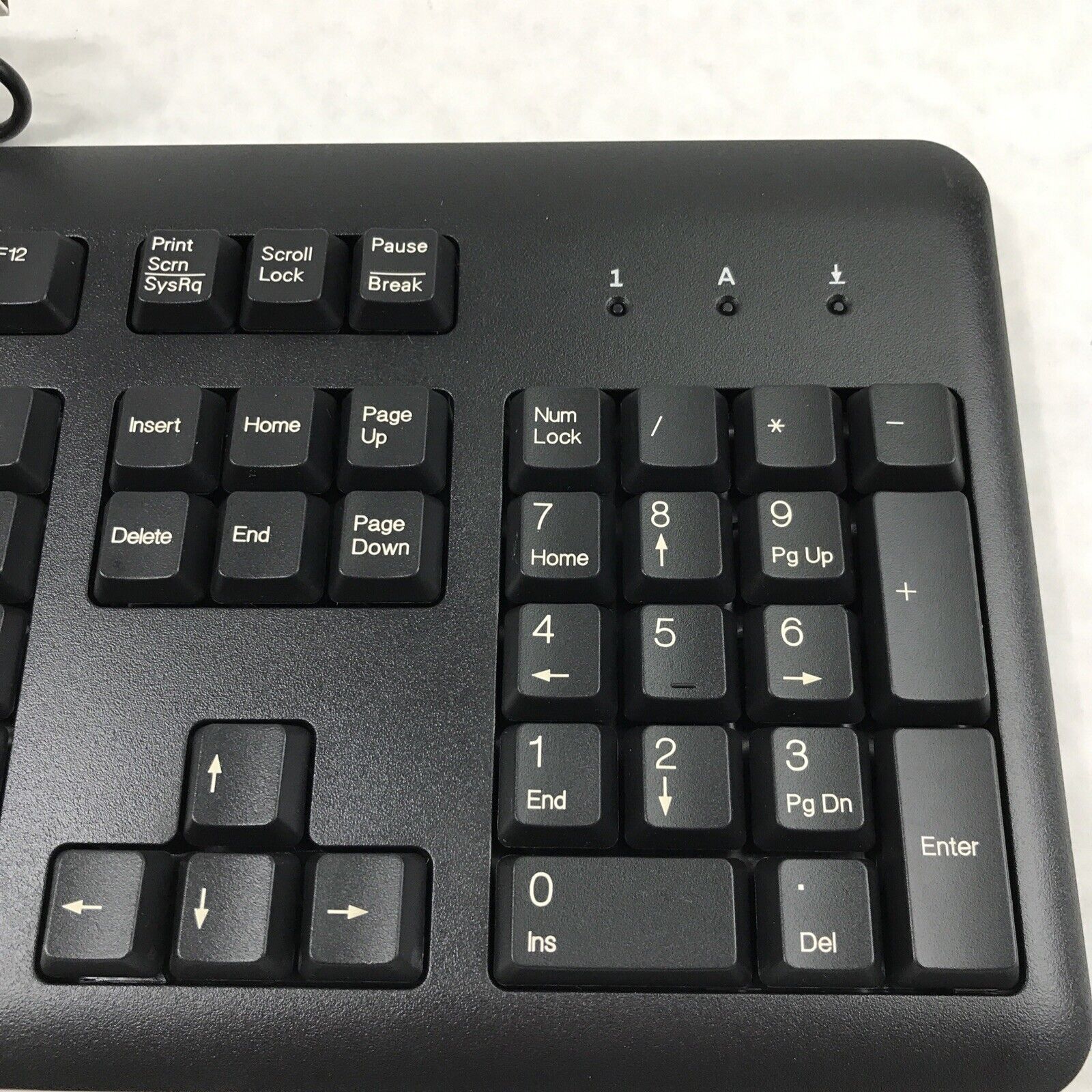 HP 672647-003 KU-1156 Wired Standard QWERTY USB Desktop Keyboard Black