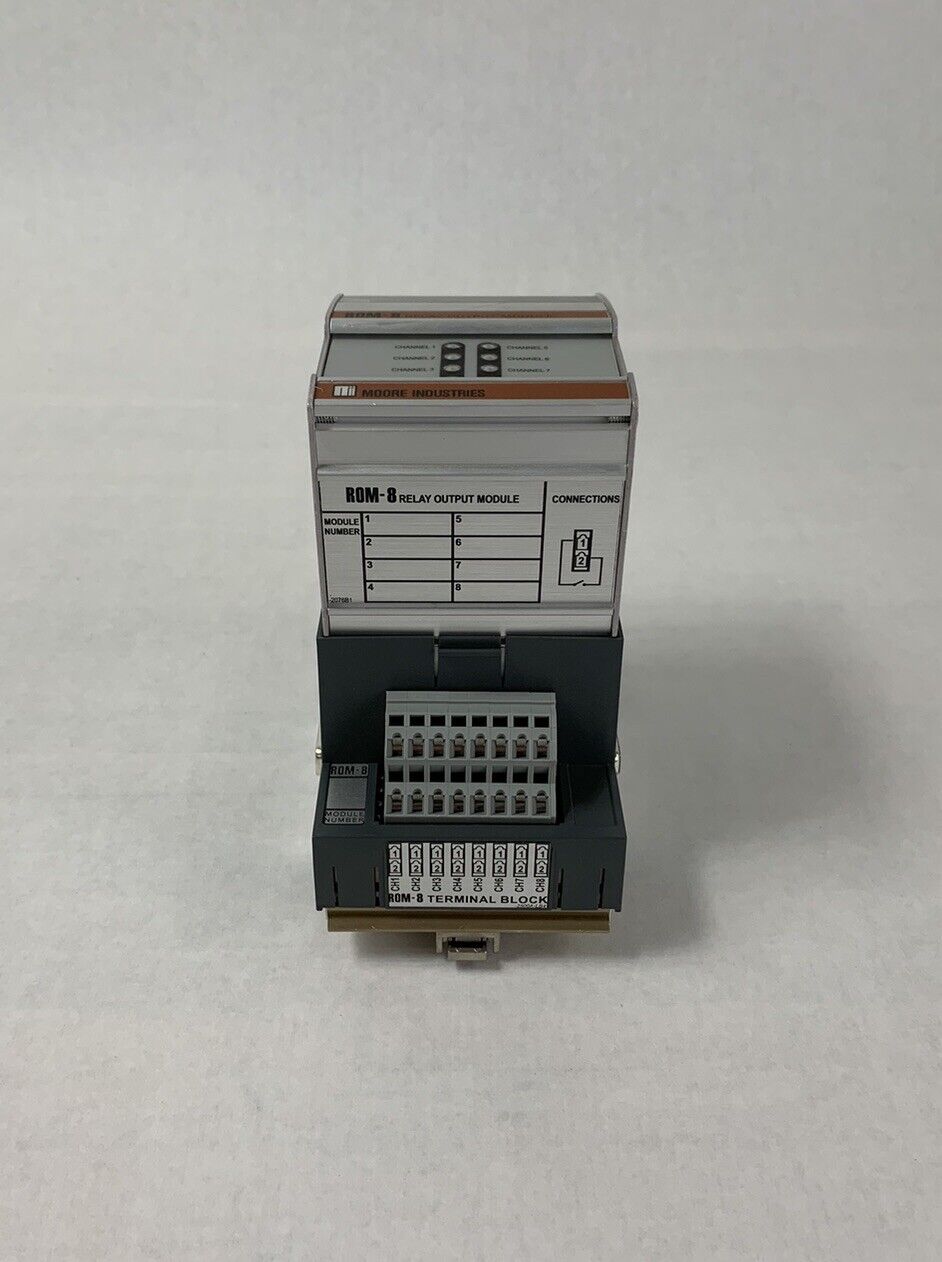 Moore ROM-8 Relay Output Module ROM/IO/RNO8/IP