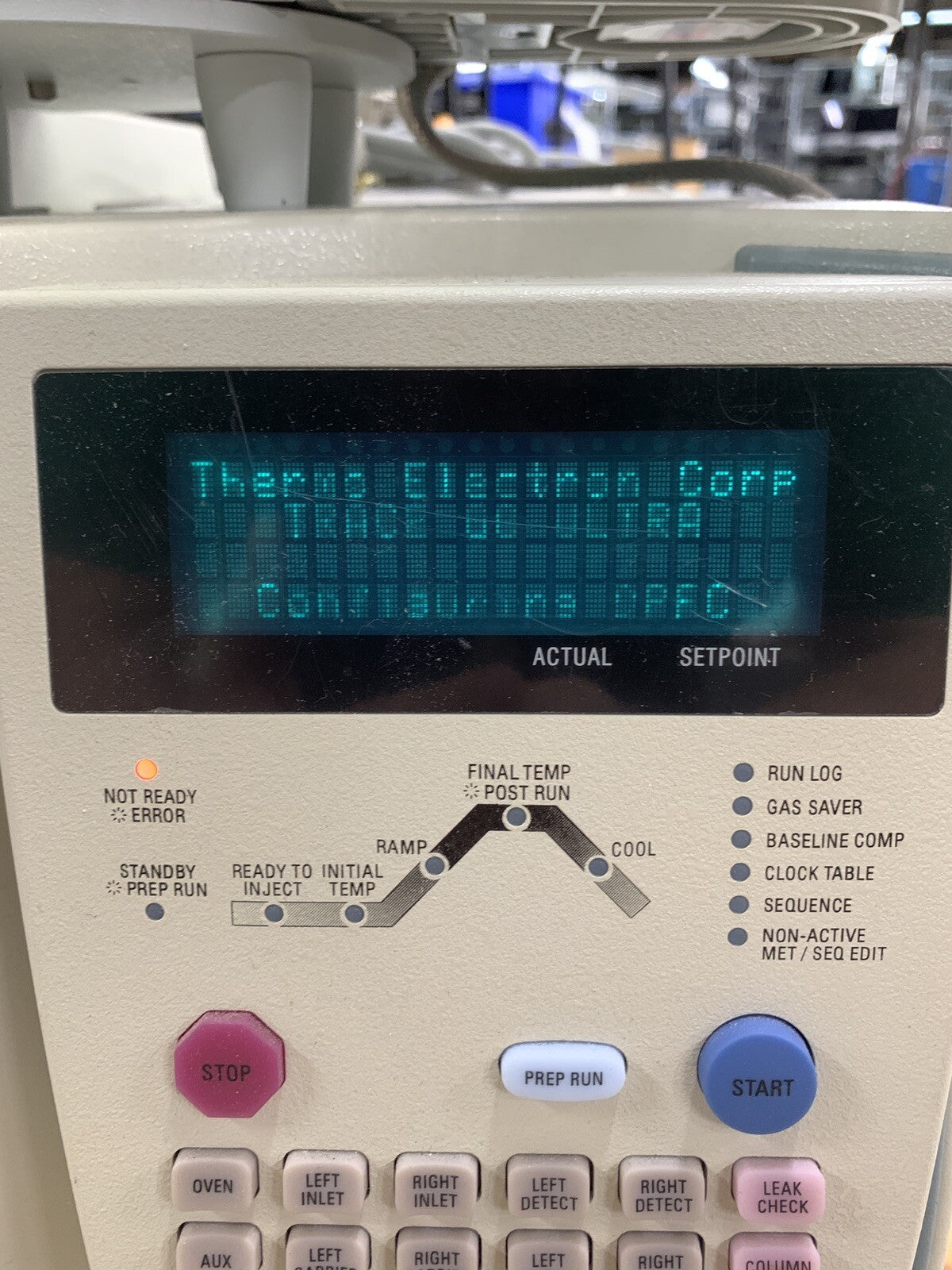 Thermo Scientific Trace GC Ultra w/ AI 3000 Auto Sampler Powers On