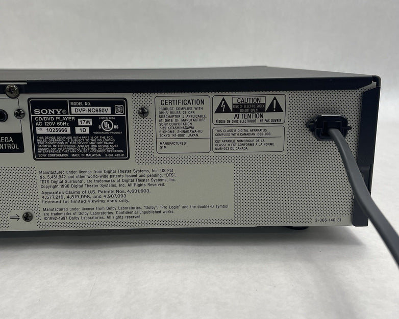 Sony DVP-NC650V CD DVD