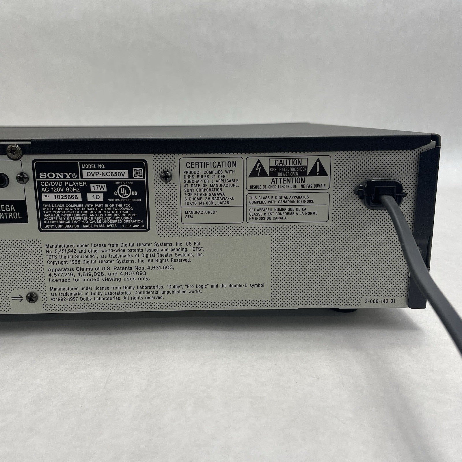 Sony DVP-NC650V CD DVD10