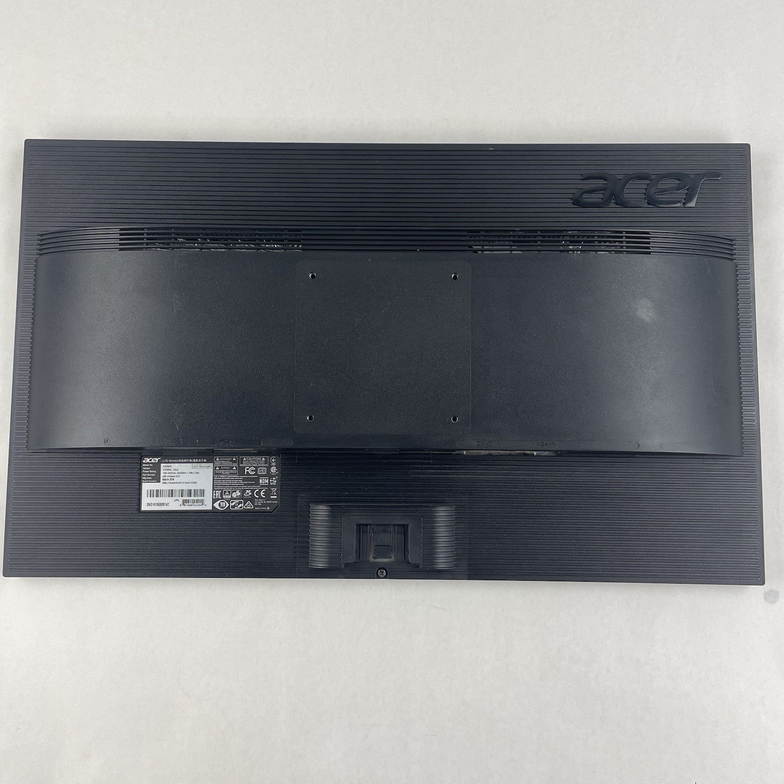 Acer V236HL LED Backlit Widescreen 1920x1080 16:9  Monitor Grade B