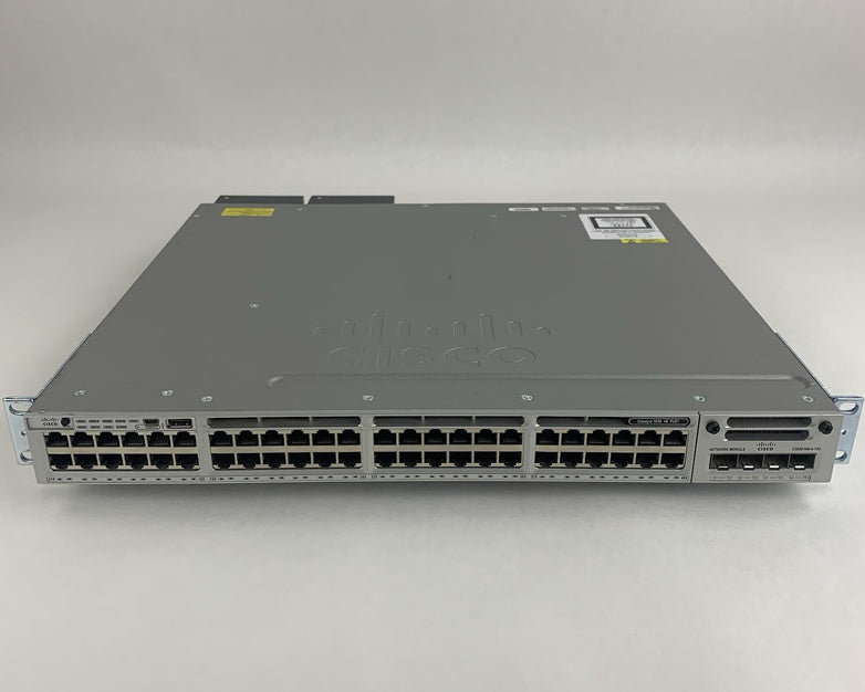 Cisco WS-C3850-48P-L V07 48-Port PoE Switch Tested w/ C3850-NM-4-10G 2x PSU