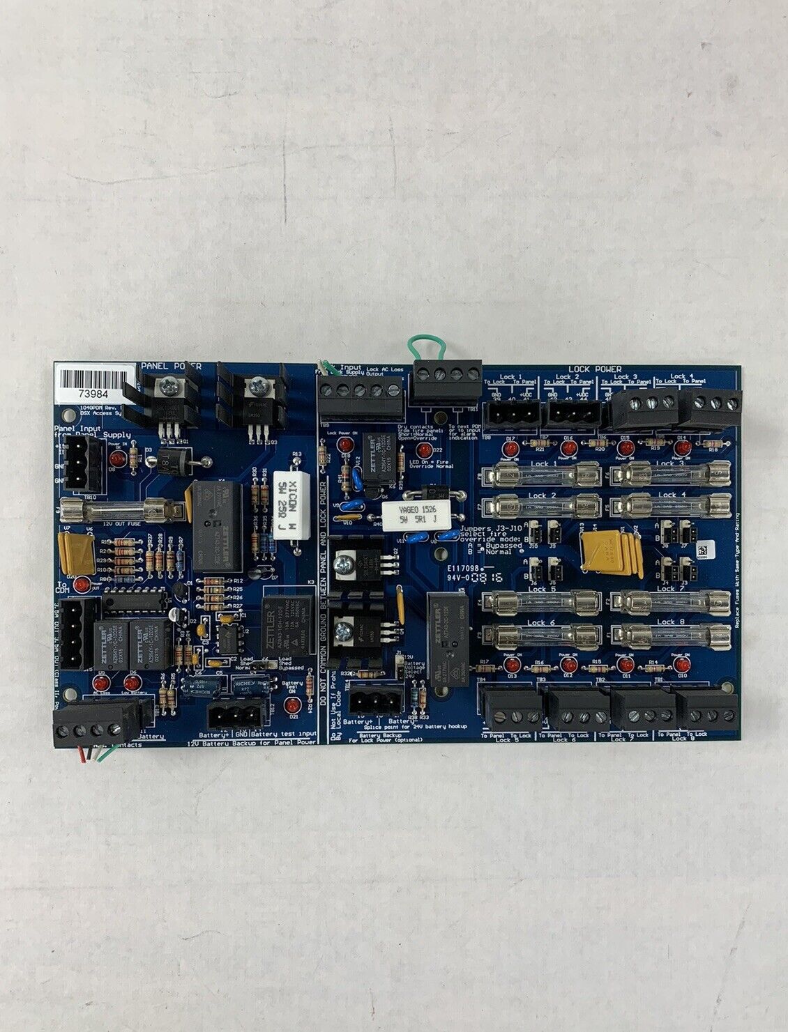 DSX Access Systems DSX-1040 Power Distribution Module