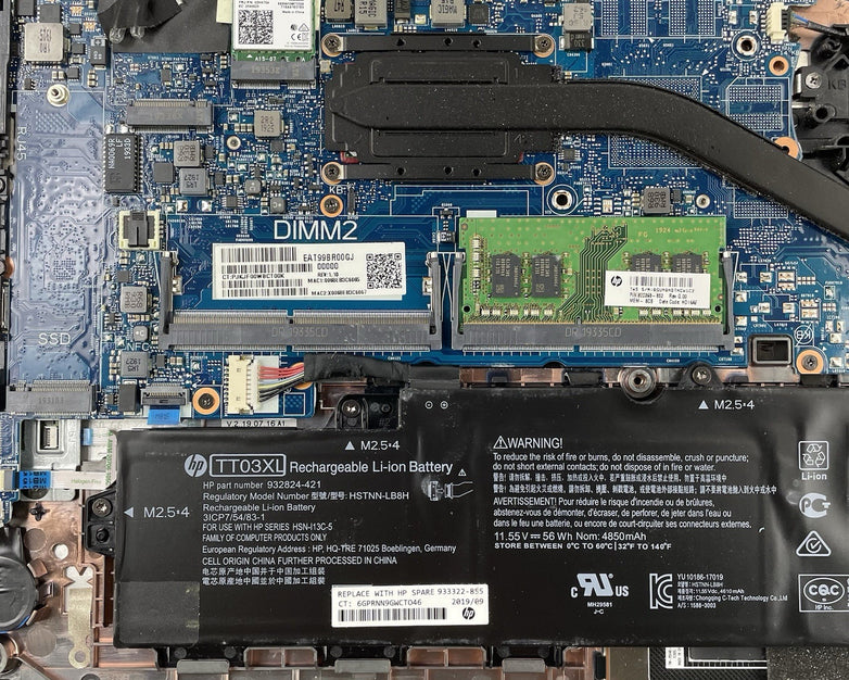 HP EliteBook 850 G6 15.6" i5-8365U 1.60 GHz 8 GB RAM No SSD/OS/AC - Corner