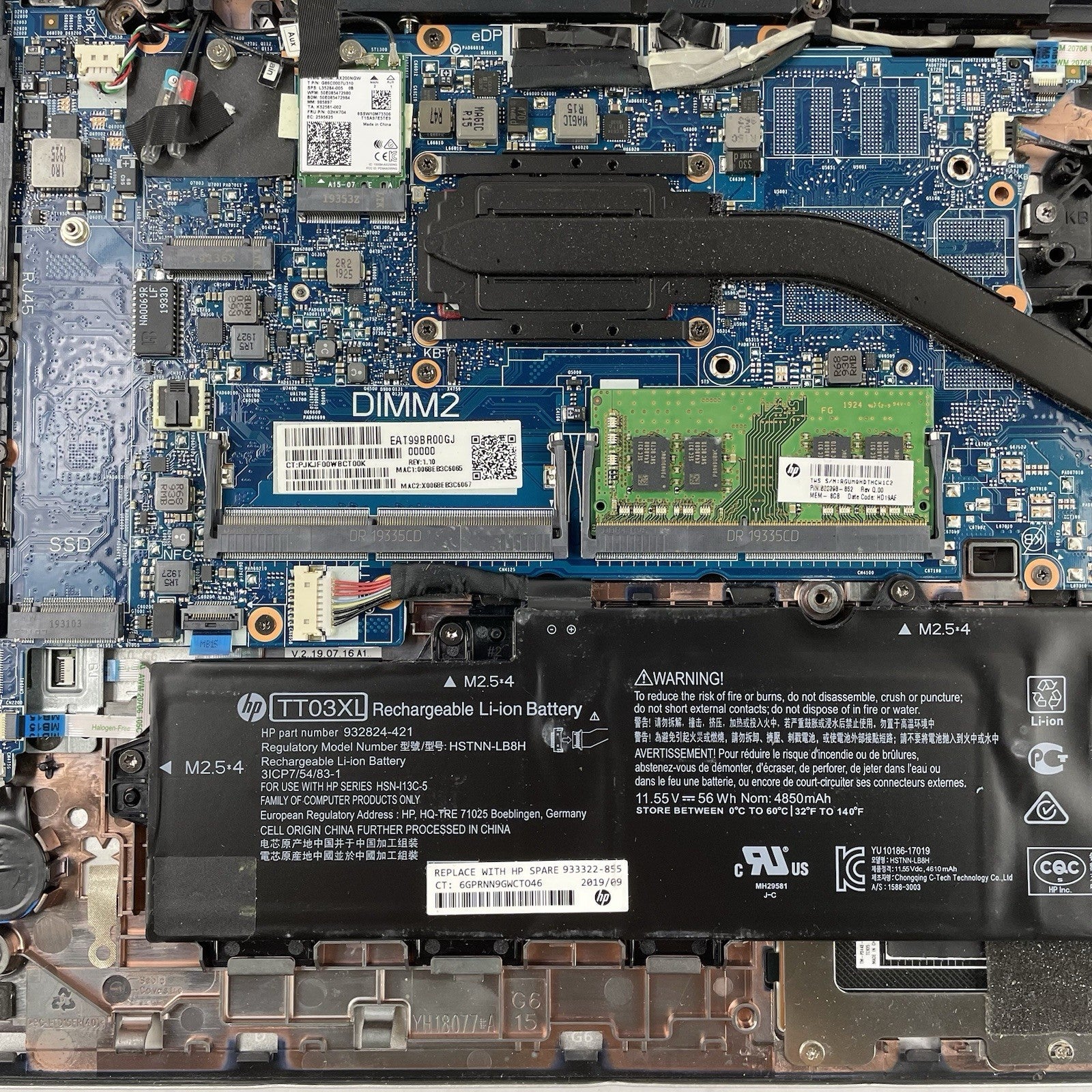 HP EliteBook 850 G6 15.6" i5-8365U 1.60 GHz 8 GB RAM No SSD/OS/AC - Corner21