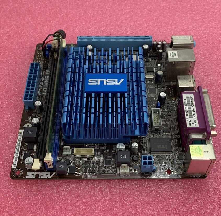 ASUS AT5NM10-I Motherboard Intel Atom D510 1.66GHz 1GB RAM No Shield