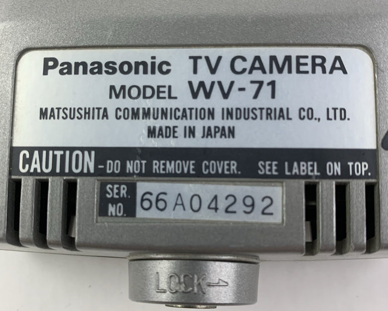 Panasonic WV-71 TV Camera - Untested
