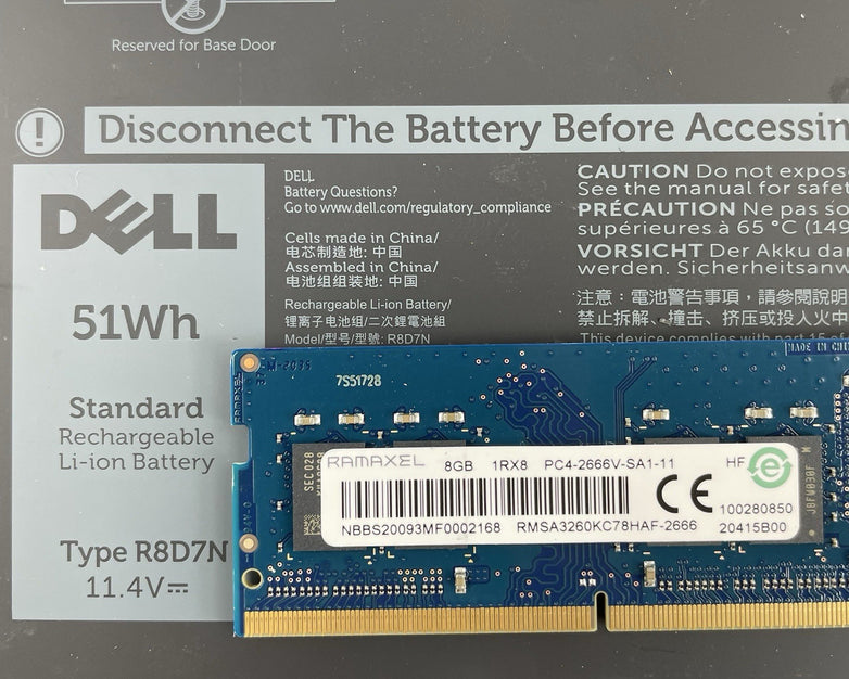 Dell Latitude 5400 14" i7-8665U 1.90 GHz 8 GB RAM No SSD/OS/AC