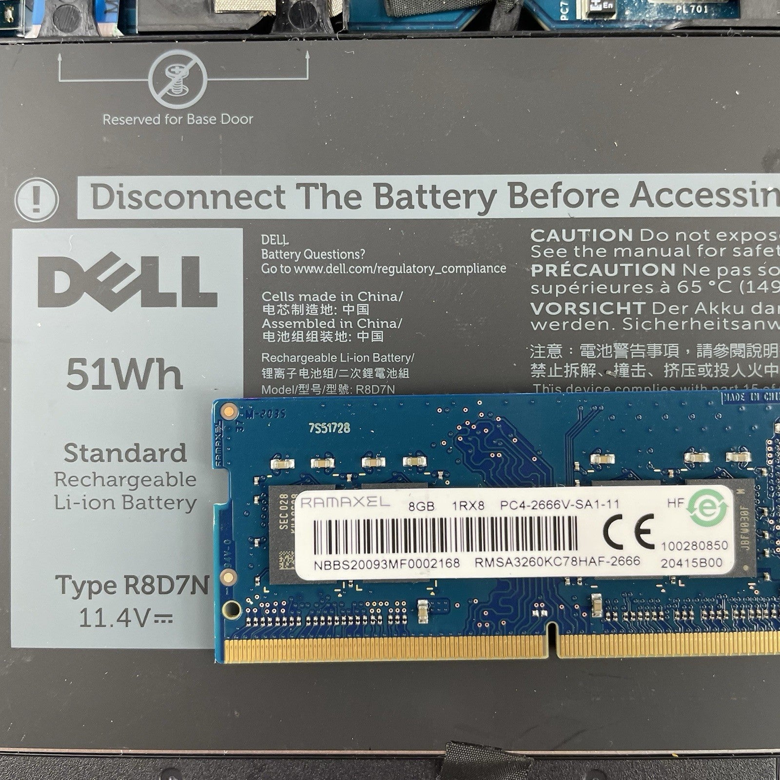 Dell Latitude 5400 14" i7-8665U 1.90 GHz 8 GB RAM No SSD/OS/AC21