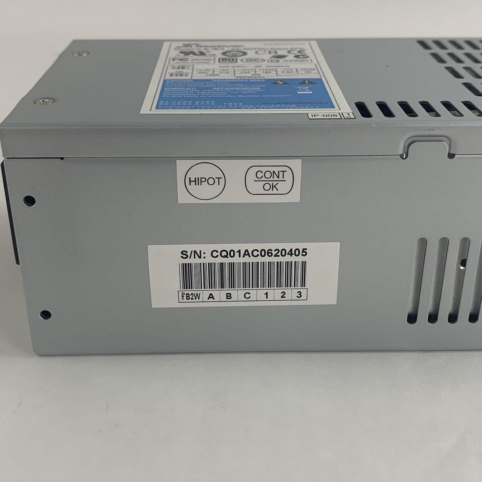 Seasonic SS-460H2U Active PFC 460W 2U Server Power Supply Tested No Cables2