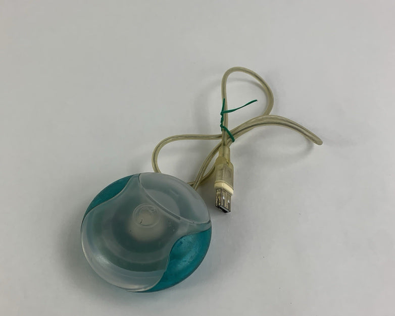 Vintage Apple M4848 USB Cyan Mouse - Tested