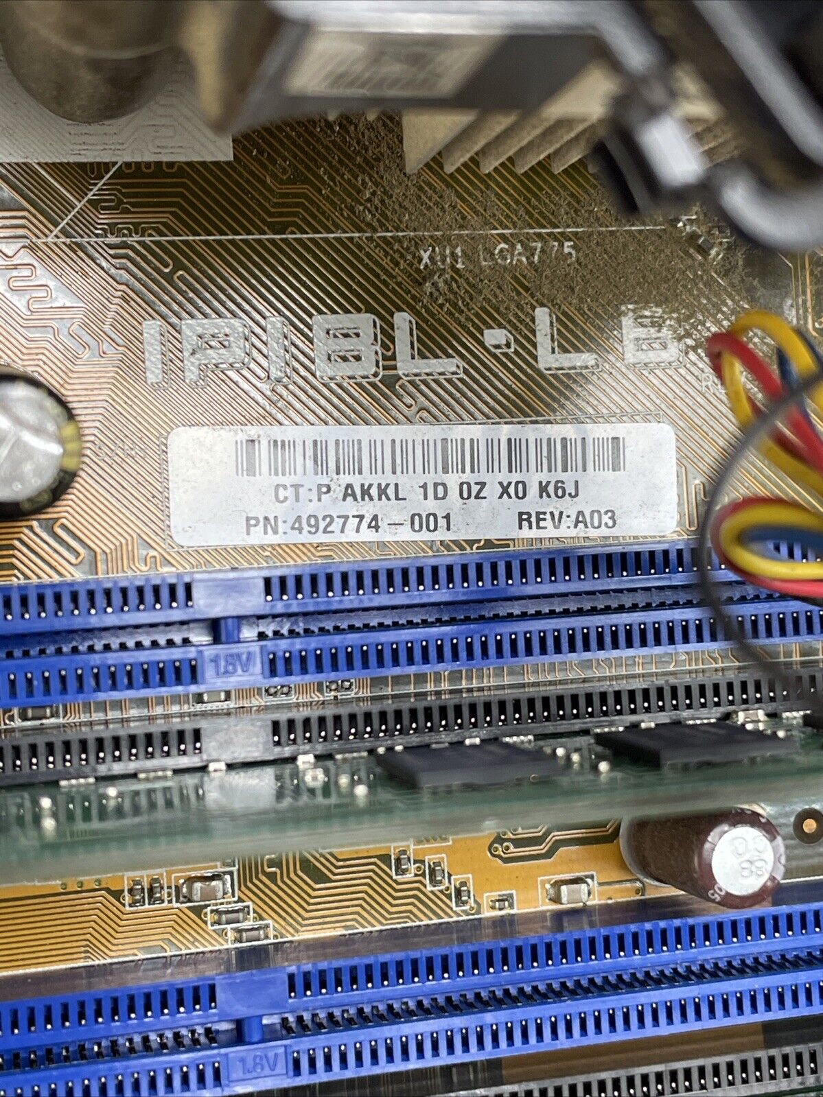 ASUS IPIBL-LB Motherboard Intel Core 2 Quad Q8200 2.33GHz 3GB RAM