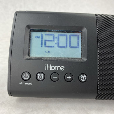 iHome iHM46BC Portable USB Charging Dual Alarm Clock Speaker System  - Black