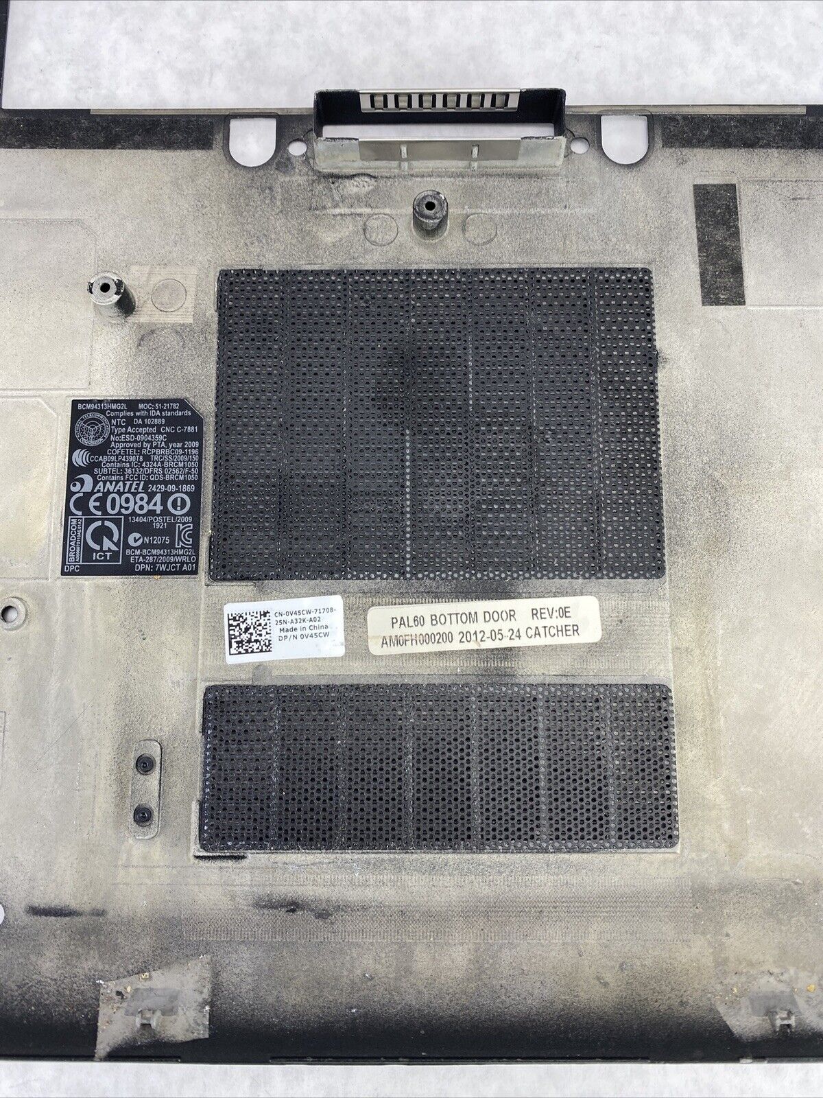 Dell 0V45CW Latitude E6520 Laptop Bottom Cover Black