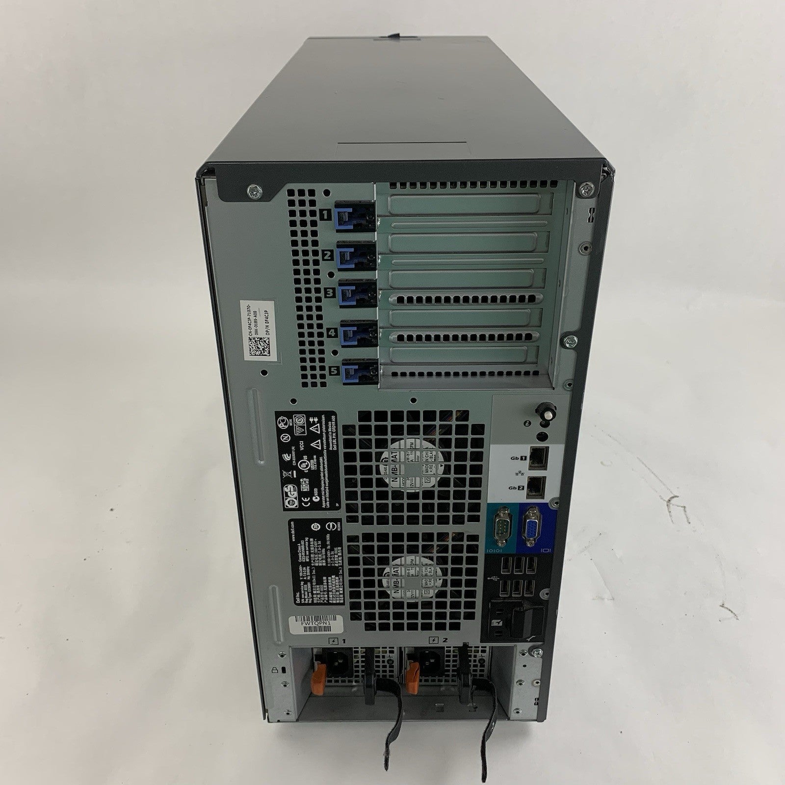 Dell PowerEdge T610 Server 2x Intel Xeon E5620 2.4GHz 16GB RAM No OS/HDD12