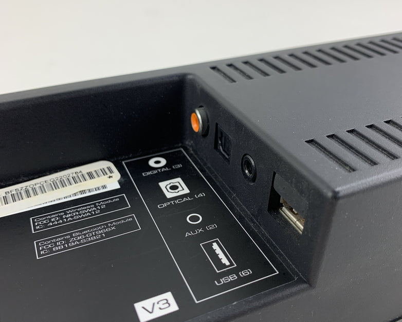 Vizio S3820w-C0 38" 2.0-Channel Bluetooth Soundbar Black w/ Remote Tested