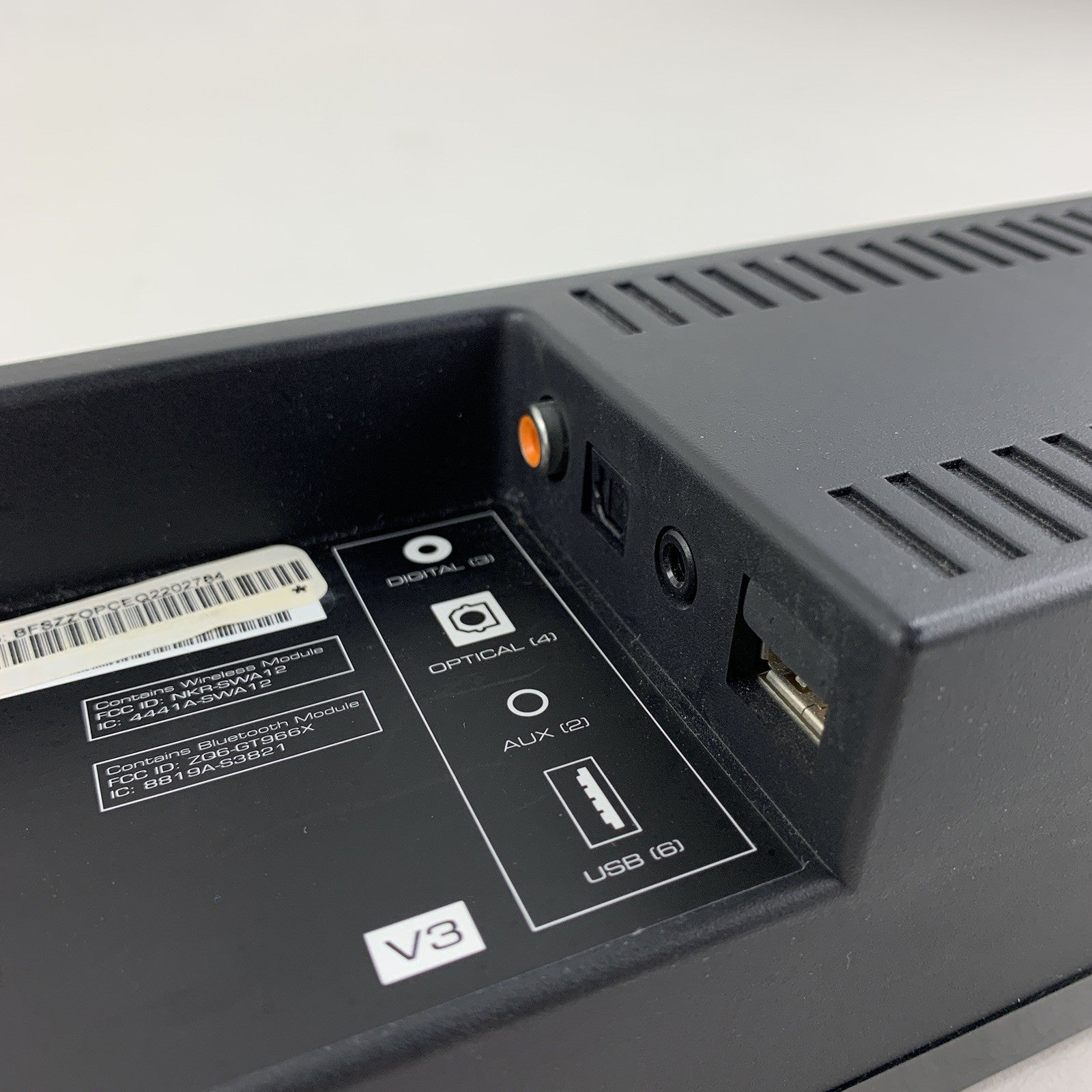 Vizio S3820w-C0 38" 2.0-Channel Bluetooth Soundbar Black w/ Remote Tested