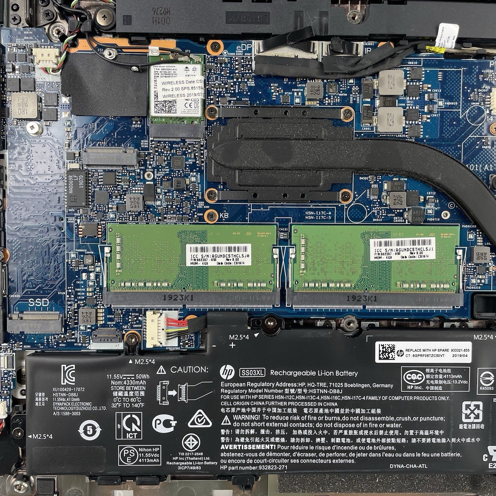 HP MT44 Thin Clinent 14" AMD Ryzen 3 Pro 2300U 2.00 GHz 8 GB RAM No SSD/OS/AC16