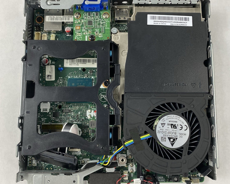 Lenovo ThinkCentre M720Q Micro i5-8500T 2.10 GHz 8 GB RAM DVD-RW No HDD/OS/AC