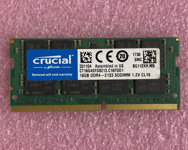 Crucial CT16G4SFD824A.C16FDD1 16 GB 1x16GB RAM DDR4-2133 Laptop Memory Ram