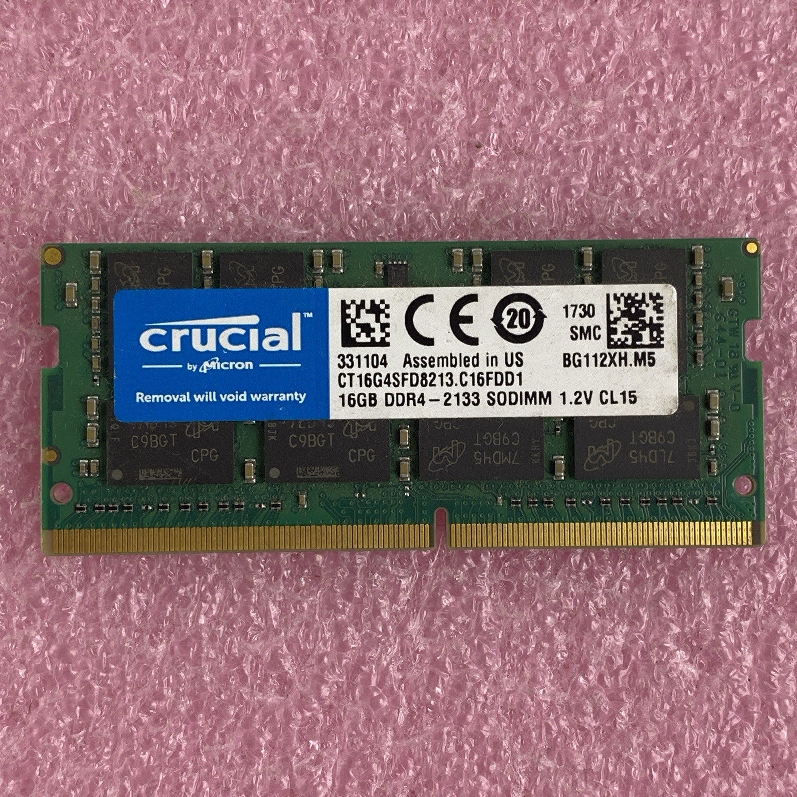Crucial CT16G4SFD824A.C16FDD1 16 GB 1x16GB RAM DDR4-2133 Laptop Memory Ram1