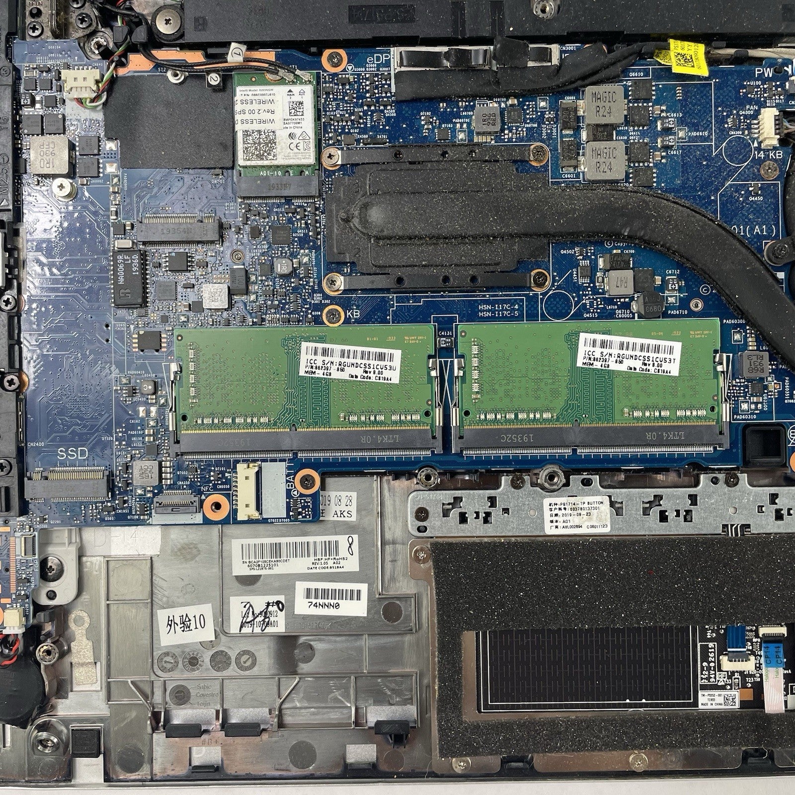 HP mt44 Client 14" AMD Ryzen 3 Pro 2300U 2.00 GHz 8 GB RAM No SSD/AC/OS/Batt19