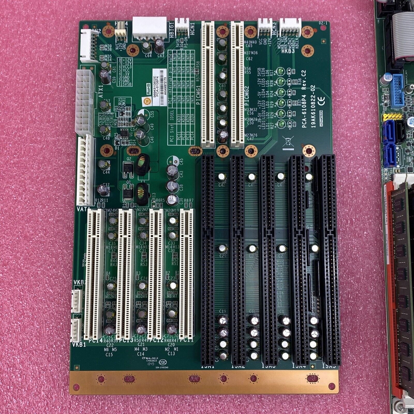 Advantech IPC-6608 Motherboard Intel Core i7-4770S 3.1GHz 16GB RAM