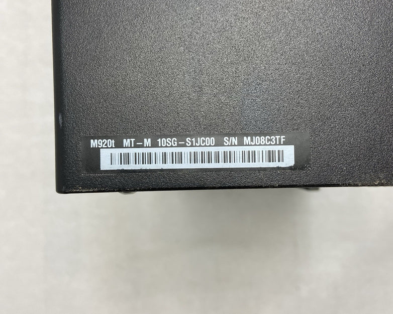 Lenovo ThinkCentre M920T MT Intel Core i5-8500 3GHz 8GB RAM No HDD No OS