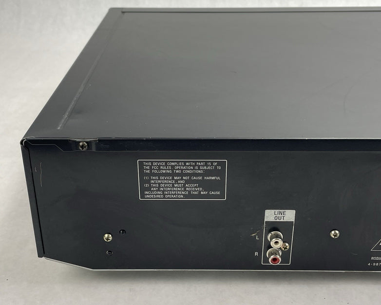 Sony CDP-CE315 5 Disc Changer CD Player Tested Plays No Screen