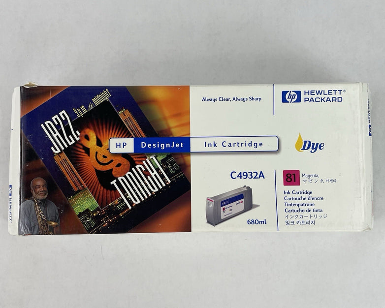 HP 81 Magenta Ink Cartridge C4932A 680ml for DesignJet 5000 5500 13DEC01
