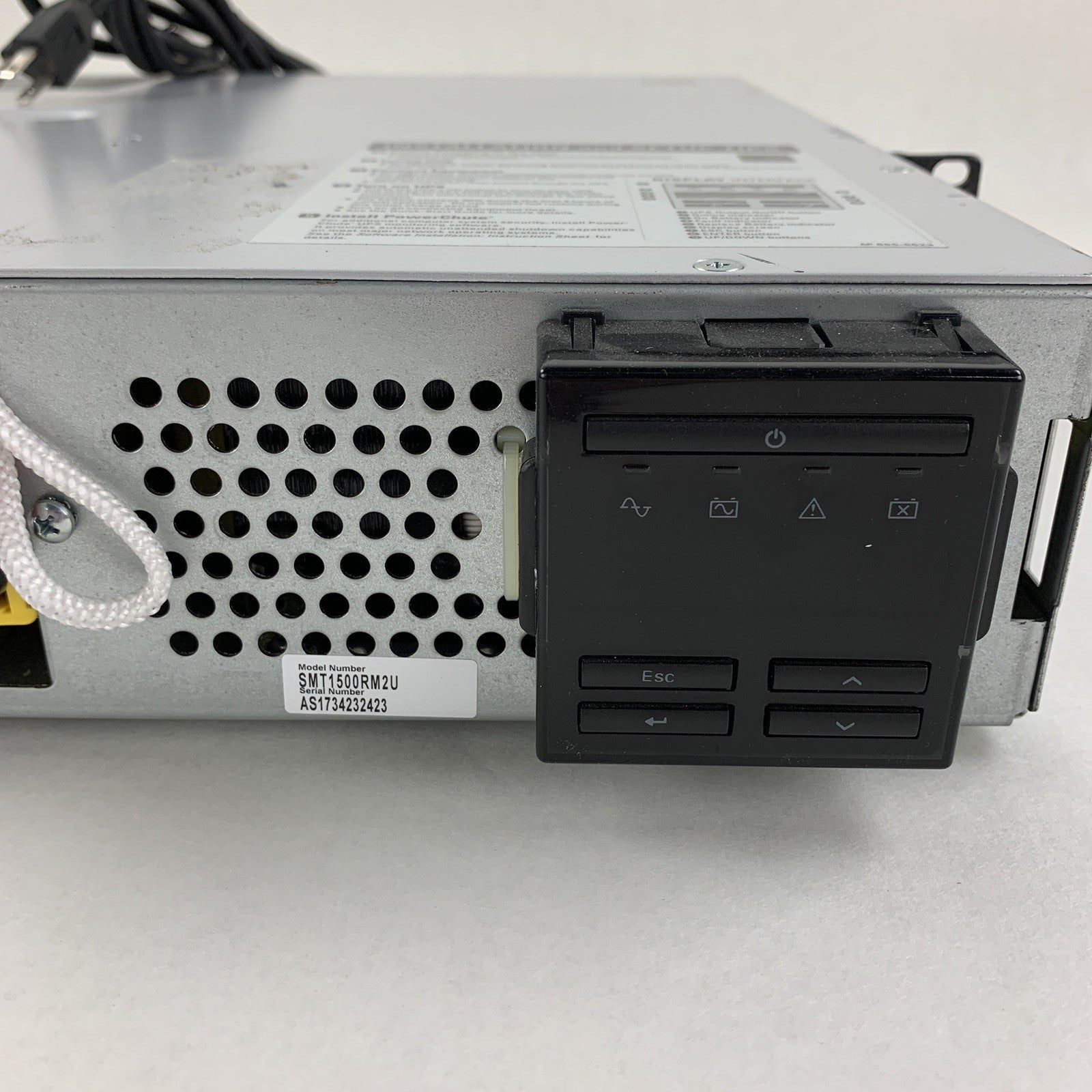 APC SmartUPS SMT1500RM2U 2U Rack Mount Tested w/ Network Card No Battery