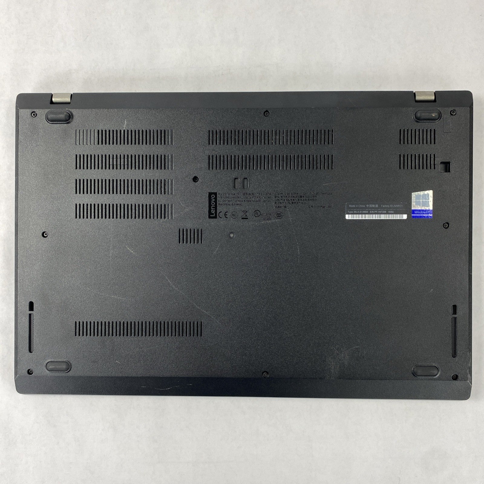 Lenovo ThinkPad L580 Core i5-8250U 1.6 GHz 8GB RAM 15.6" No Battery No HDD No OS