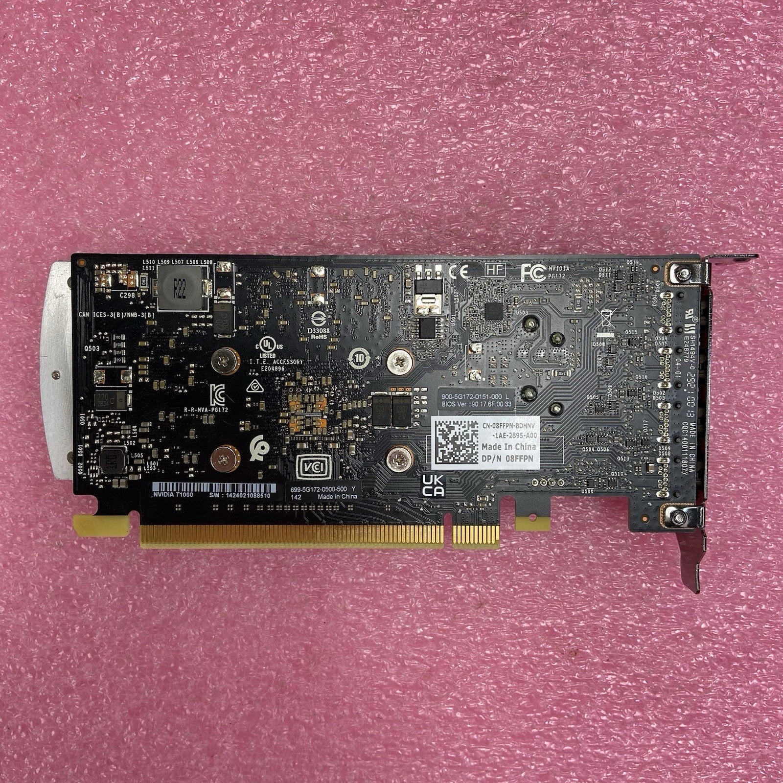 PNY Nvidia Quadro T1000 4GB GDDR6 PCIe x16 Mini DP x4 Low Profile Graphics Card7