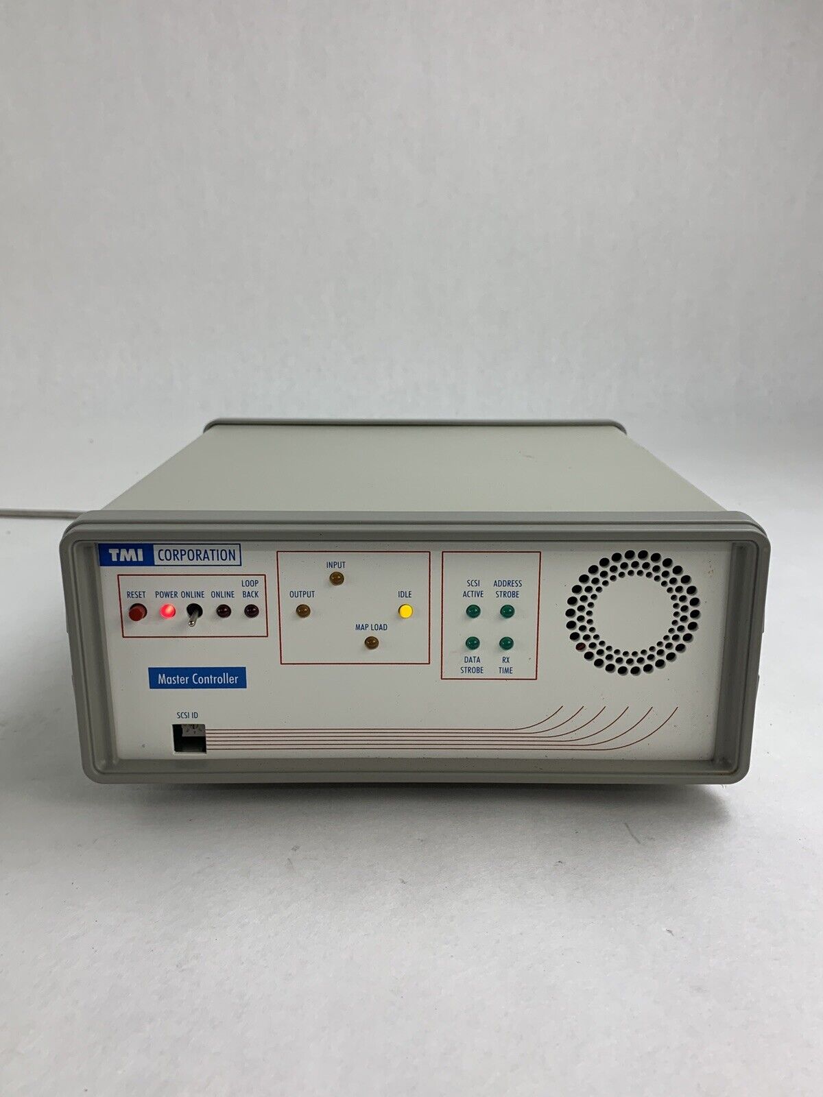 TMI Corporation Master Controller SCSI Comm 265V Power Tested