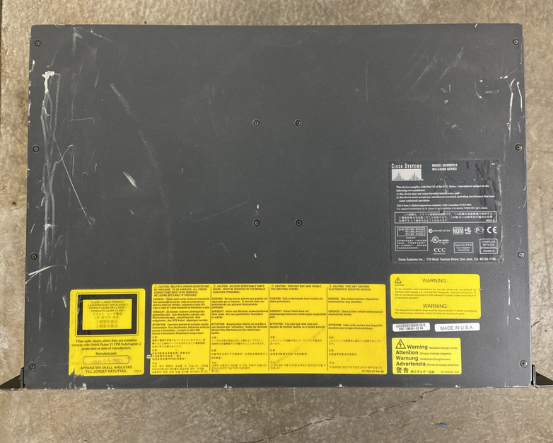 Cisco Catalyst 4507R Redundant Supervisor Chassis WS-C4500 Series
