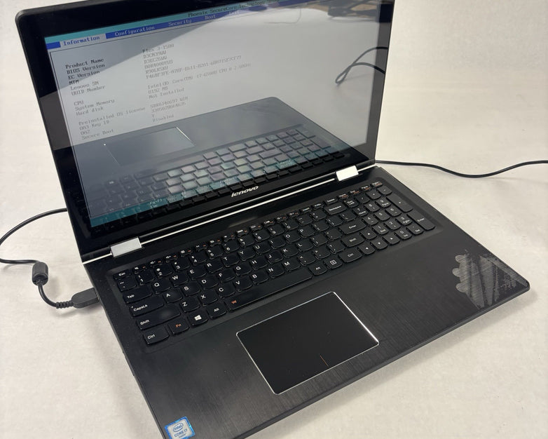 Lenovo Flex 3-1580 15.6" i7-6500U 2.5 GHz 8 GB Ram No OS No HDD No Batt No AC