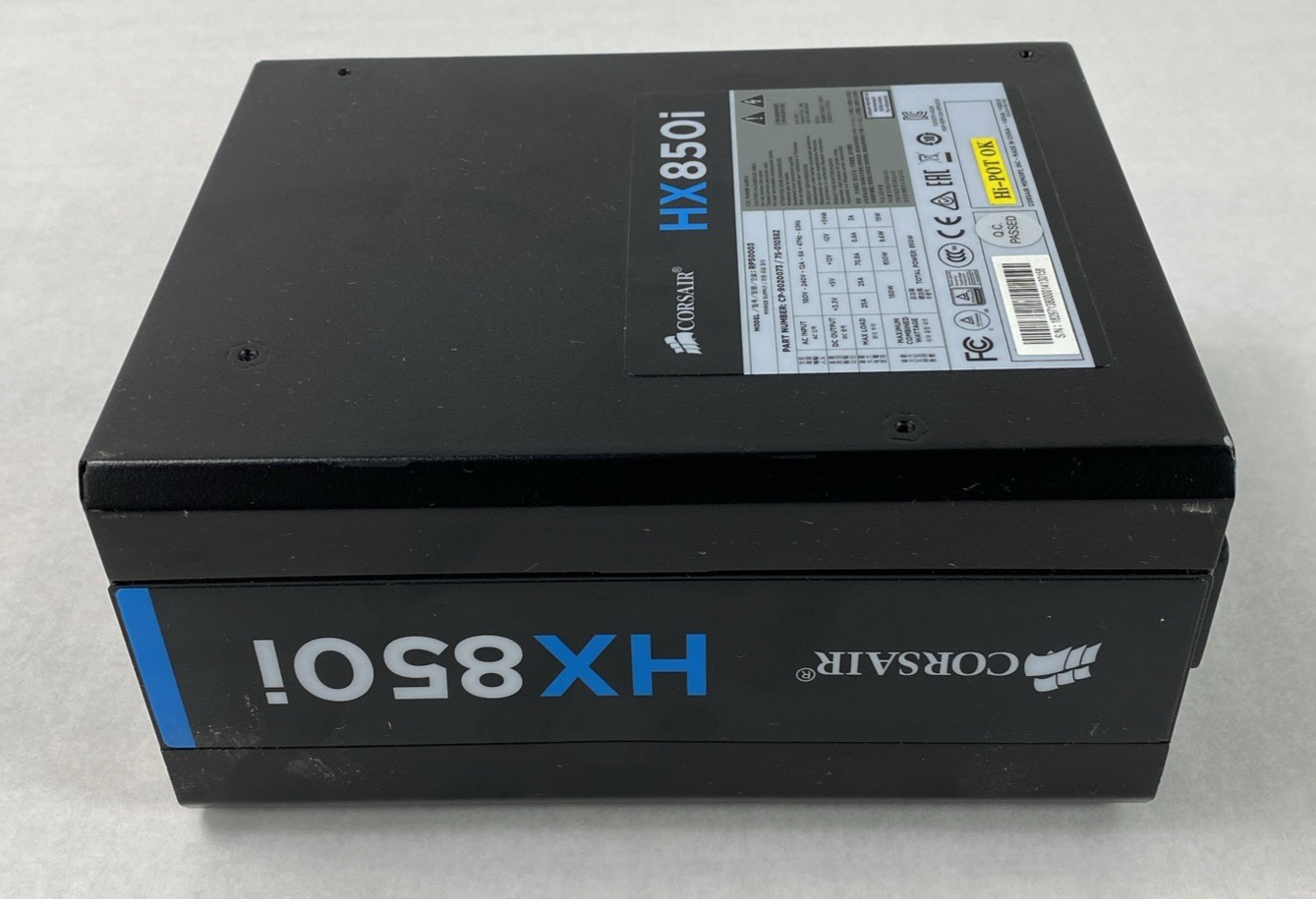 Corsair HX850i 850W Power Supply No Cables Untested