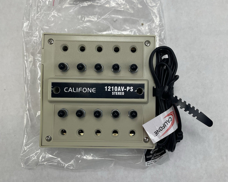 Califone Model 1886 CD Player/Recorder with  Headphones & 10-Port Stereo Jackbox