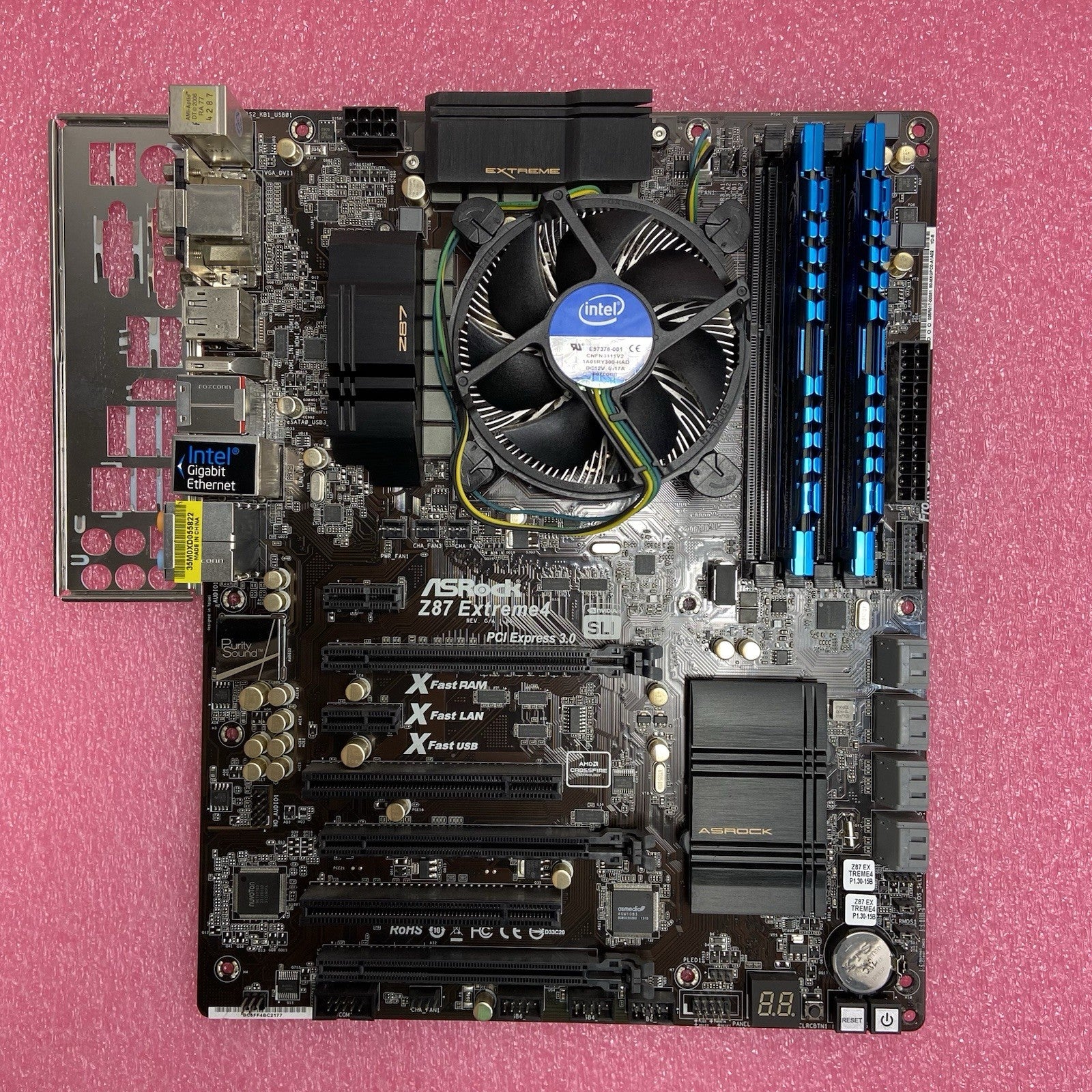 ASRock Z87 Extreme 4 Motherboard Intel Core i7-4770K 3.5GHz 8GB RAM w/IO Sheild5