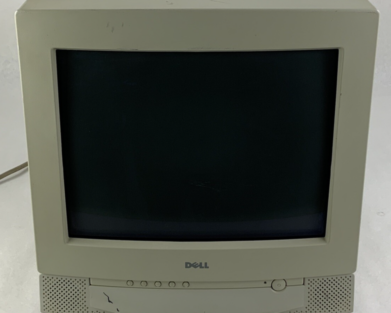 Dell M770mm 17" 1280x1024 CRT VGA Color Computer Monitor Retro Gaming Grade B