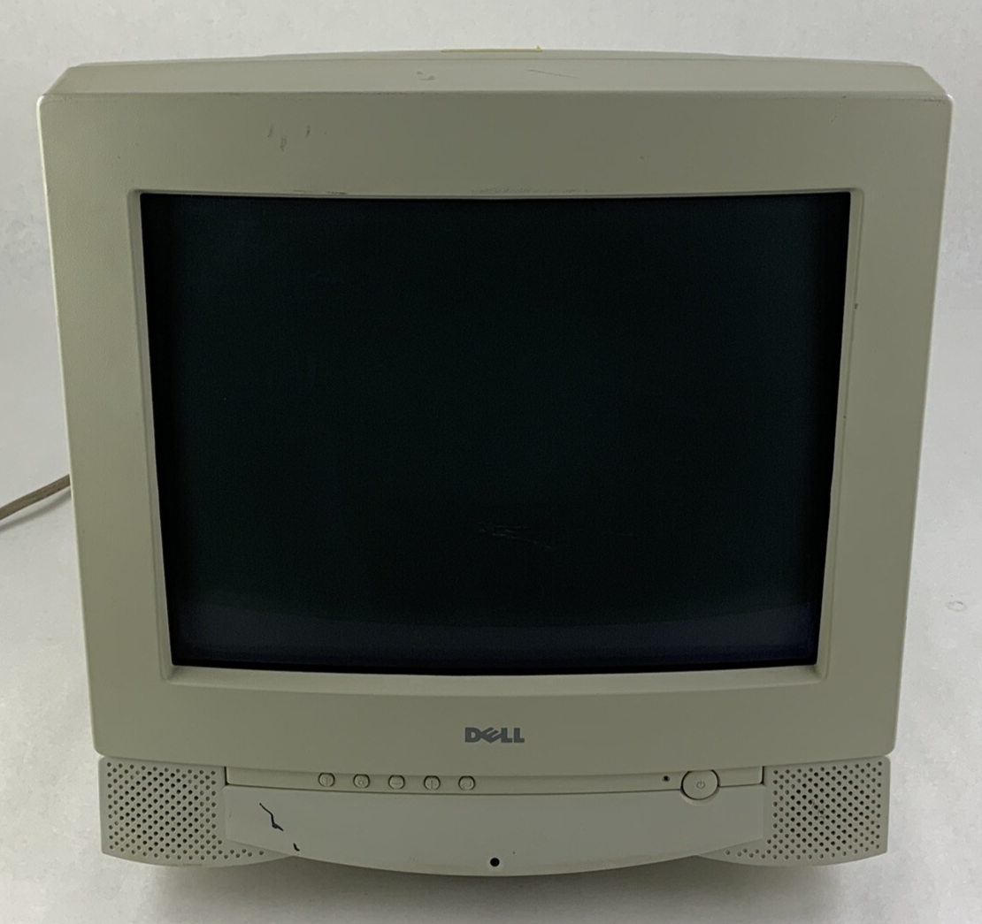 Dell M770mm 17" 1280x1024 CRT VGA Color Computer Monitor Retro Gaming Grade B