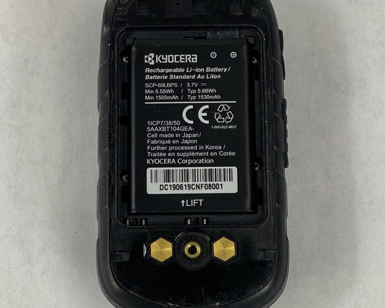 Kyocera DuraXV LTE E4610 Verizon Network 16GB Black Flip Phone