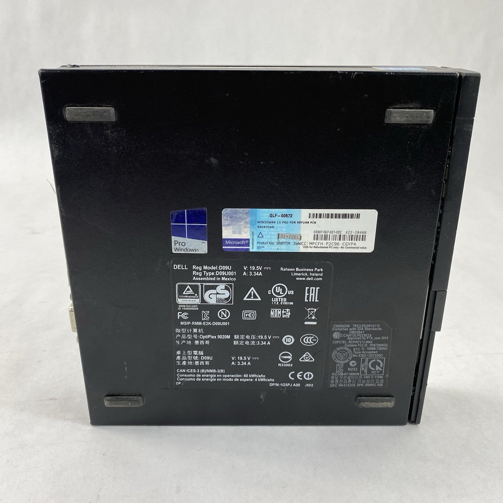 Dell OptiPlex 9020M Micro Intel Core i5-4590T 2GHz 8GB RAM No HDD OS AC READ