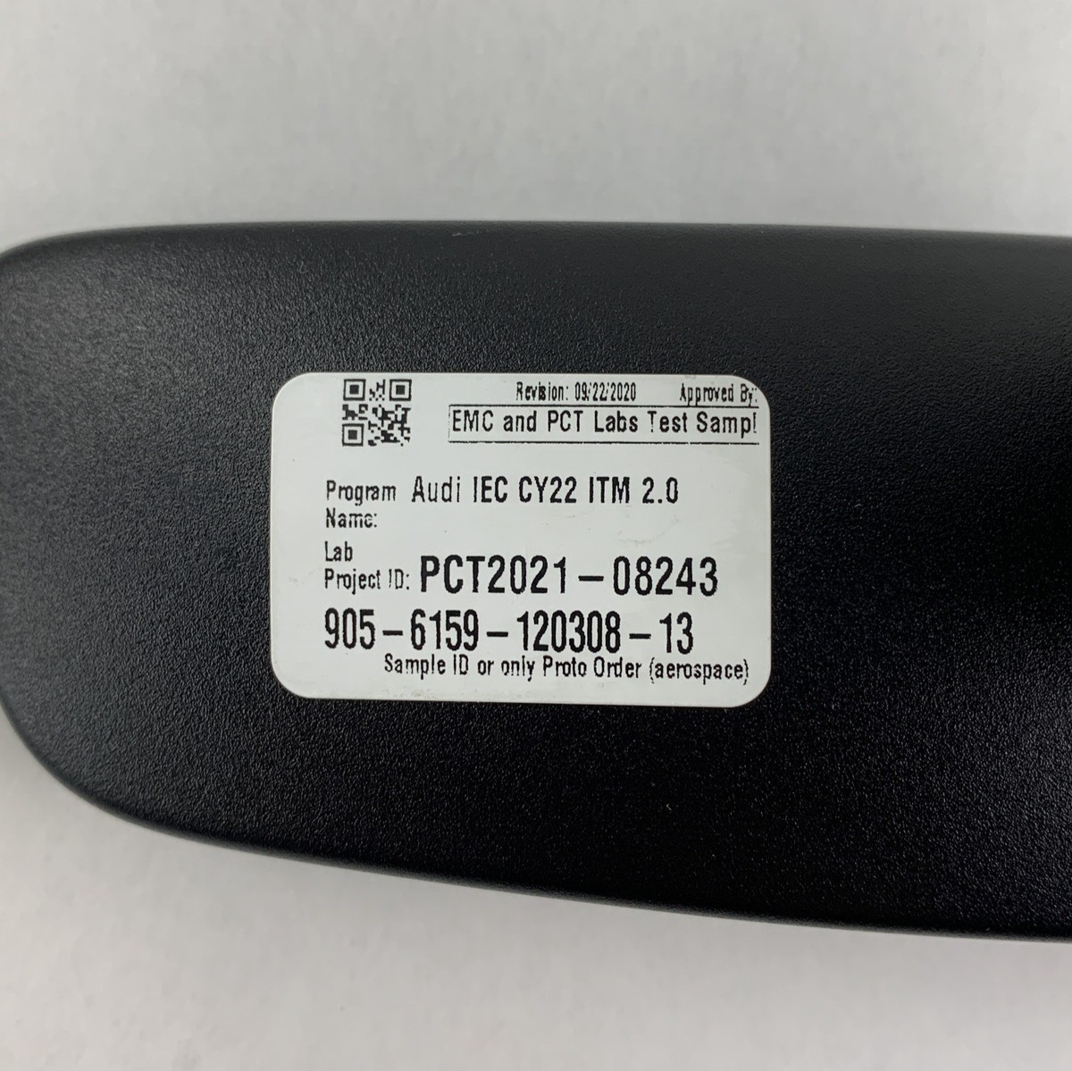 Audi UAGTMA Q5 Interior Rear View Mirror OEM 4112A-UAGTMA Missing Button