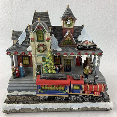 Vintage Hometown Timeless Moments Christmas Train Station