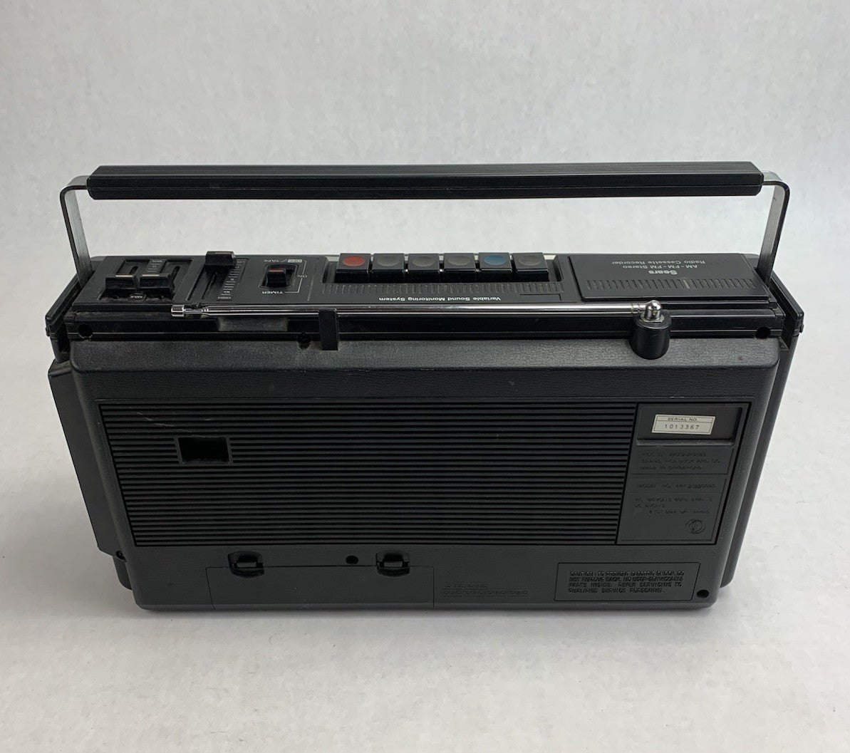 Sears 564 AM - FM - FM Stereo Radio Cassette Recorder